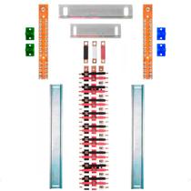 Kit Barramento Trifásico 150A para 54 Circuitos com Termo Retrátil