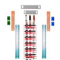 Kit Barramento Trifásico 225A para 36 Circuitos com Termo Retrátil Kit Barramento Trifásico 225A para 36 Circuitos com Termo Retrátil