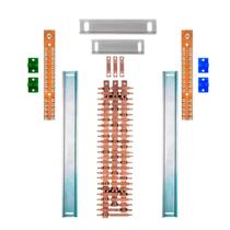 Kit Barramento Trifásico 225A para 50 Circuitos Kit Barramento Trifásico 225A para 50 Circuitos