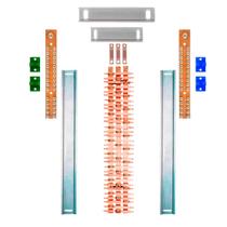 Kit Barramento Trifásico 225A para 64 Circuitos