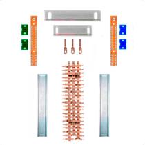 Kit Barramento Trifásico 80A para 42 Circuitos