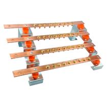 Kit Barramento Trifásico Curto 250A 1X1/8 9 Para Módulo Policarbonato Plaxtimax Kit Barramento Trifásico Curto 250A 1X1/8 9 Para Módulo Policarbonato Plaxtimax