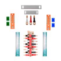 Kit Barramento Trifásico Padrão Cemar 100A para 16 Circuitos com Termo Retrátil Kit Barramento Trifásico Padrão Cemar 100A para 16 Circuitos com Termo Retrátil
