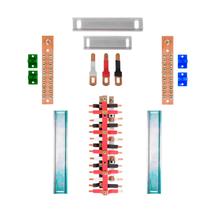 Kit Barramento Trifásico Padrão Cemar 100A para 28 Circuitos com Termo Retrátil
