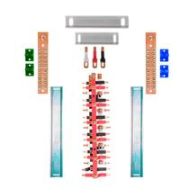 Kit Barramento Trifásico Padrão Cemar 100A para 34 Circuitos com Termo Retrátil