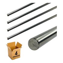 Kit Barras 100cmx10mm 4un + Suportes Churrasqueira 4un Inox Kit Barras 100cmx10mm 4un + Suportes Churrasqueira 4un Inox