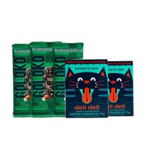 Kit Barras 70% cacau com avelãs e Deli Deli 70% cacau zero adição de açúcares Kit Barras 70% cacau com avelãs e Deli Deli 70% cacau zero adição de açúcares