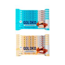 Kit Barras de Proteína Chocolate ao leite e Caramelo e Flor de sal com Marshmallow 50g - 12 Unidades Kit Barras de Proteína Chocolate ao leite e Caramelo e Flor de sal com Marshmallow 50g - 12 Unidades