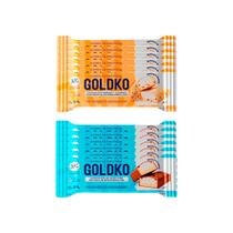 Kit Barras de Proteína Chocolate Branco e Cookies e Chocolate ao Leite com Marshmallow 50g - 12 Unidades Kit Barras de Proteína Chocolate Branco e Cookies e Chocolate ao Leite com Marshmallow 50g - 12 Unidades