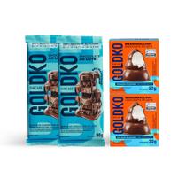 Kit Barras e Musas de chocolate ao leite zero adição de açúcares