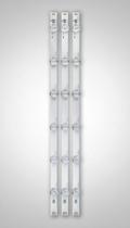 Kit Barras LED Alumínio 8 Unidades 5 Leds