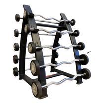 Kit Barras Montadas Prestige 5 A 25kg Com Hack LT6316 LuminaFit Kit Barras Montadas Prestige 5 A 25kg Com Hack LT6316 LuminaFit