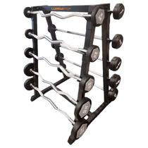 Kit Barras Reta e W com Suporte 5kg a 25kg LuminaFit LT6301