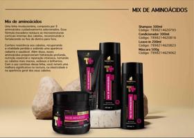 Kit Barro Minas Mix de Aminoácidos (sh+cond+creme pentear+hidratação)