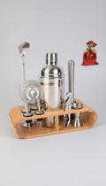 Kit Bartender 12 Peças Aço Inox Coqueteleira Kit Bartender 12 Peças Aço Inox Coqueteleira