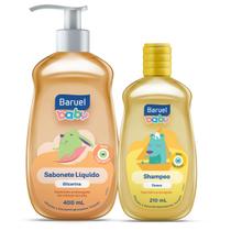 Kit Baruel Baby Sabonete Líquido 400ml + Shampoo Suave 210ml