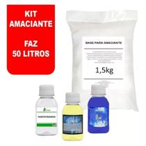 Kit Base Amaciante + Corante + Essência Confort - Faz 50l - CR CLEAN
