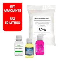 Kit Base Amaciante + Corante + Essência + Frete = 50 Litros Kit Base Amaciante + Corante + Essência + Frete = 50 Litros