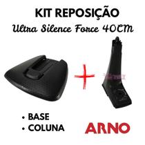 Kit Base + Coluna Ventilador Ultra Silence Force Arno 40cm Vd40 / Vd55 Original