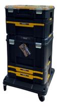 Kit Base Com 4 Rodas E 4 Caixas Ferramentas Tstak Dewalt