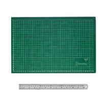 Kit Base Corte A3 45x30 Régua 30cm Patchwork Scrapbook Verde