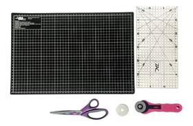 Kit Base De Corte 30x45 Régua 15x30 Tesoura Cortador 45mm