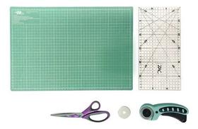 Kit Base De Corte 30x45 Régua 15x30 Tesoura Cortador 45mm