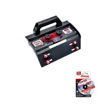 Kit base de corte 45 graus Cortag com disco diamantado 110mm vidro ou porcelanato colmeia acabamento liso chanfrado corte refrigerado