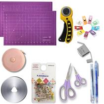 Kit Base de Corte A2 45x60cm Patchwork Costura e Artesanato Kit Base de Corte A2 45x60cm Patchwork Costura e Artesanato