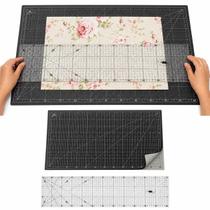 Kit Base de Corte A2 60x45cm + Régua Acrílica 15x60 para Patchwork Costura Scrapbook Artesanato