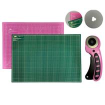 Kit Base de Corte Apoio Para Mesa Placa A3 45x30 Cortador Disco 45mm 1 lamina de Reposição Kit Base de Corte Apoio Para Mesa Placa A3 45x30 Cortador Disco 45mm 1 lamina de Reposição