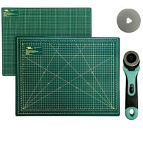 Kit Base de Corte Placa Apoio Para Mesa A2 60x45cm Cortador de Tecido 45mm + 1 lamina de Reposição - ADB