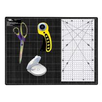 kit Base De Corte Preta A3 45x30 Artesanato Patchwork Scrapbook