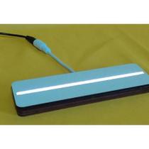 KIT Base em MDF com LED para Luminária de Acrilico 15cm - AZUL