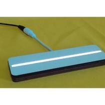 KIT Base em MDF com LED para Luminária de acrílico 15cm - Branco Pink