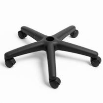 Kit Base Estrela Reforçada + Rodízios de Nylon Suporte até 150kg Kit Base Estrela Reforçada + Rodízios de Nylon Suporte até 150kg