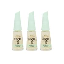 Kit Base Fortalecedora Risqué Care 8ml - 3 unidades
