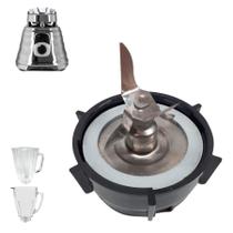 Kit Base Lâmina de 4 Pontas e Borracha de Vedação Para Liquidificadores Oster