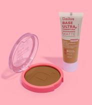 Kit Base Liquida + Pó Compacto Dailus *Escolha sua Cor*