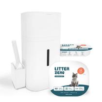 Kit Base Litter Zero Petsnology com 2 Refiladores e Bloqueio de Odor