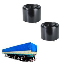 Kit Base Mola Pneumatica Suspensao Eixo Randon Completa