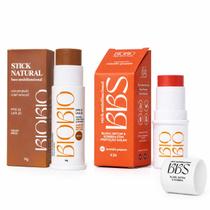 Kit Base Multifuncional Biobio FPS33 Cor Cacau 600 + BBS Mamão Papaia Blush Batom Sombra Proteção Solar Kit Base Multifuncional Biobio FPS33 Cor Cacau 600 + BBS Mamão Papaia Blush Batom Sombra Proteção Solar