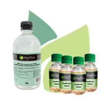 Kit Base Para Difusor 1L + 4 Essências De 60Ml