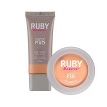 Kit Base + Pó Super Fixo - Ruby Kisses Cores:131