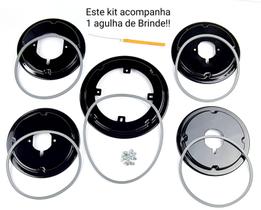 Kit base trempe para fogão atlas utop glass 5 bocas