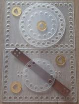 kit Bases e etiquetas de acrílico para crochê