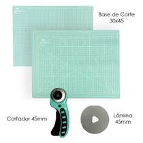 Kit Bases Para Corte Placa Apoio de Mesa A3 45x30 Cortador Circular 45mm + 1 Disco Reserva Kit Bases Para Corte Placa Apoio de Mesa A3 45x30 Cortador Circular 45mm + 1 Disco Reserva