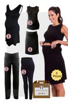 Kit Basic Gestante 5 Peças com Legging