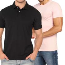 Kit Básico com 5 Camisetas Gola Redonda + 5 Camisas Gola Polo