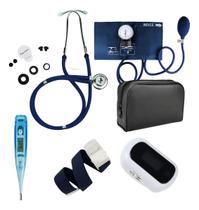 Kit Básico Completo Iniciante Em Enfermagem Cor:Azul